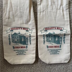 Shoaff's Mill Corn Meal Bags
